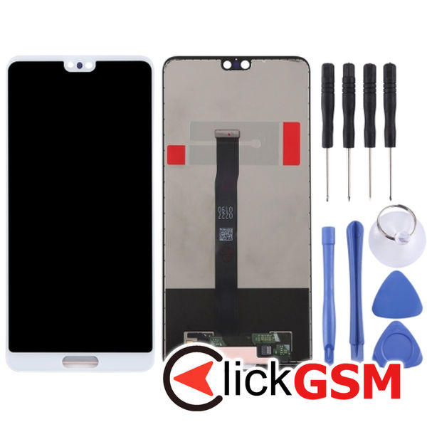 Piesa Display Cu Touchscreen White Huawei P20 4nex