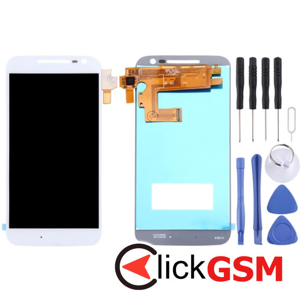 Piesa Display Cu Touchscreen White Motorola Moto G4 4nop