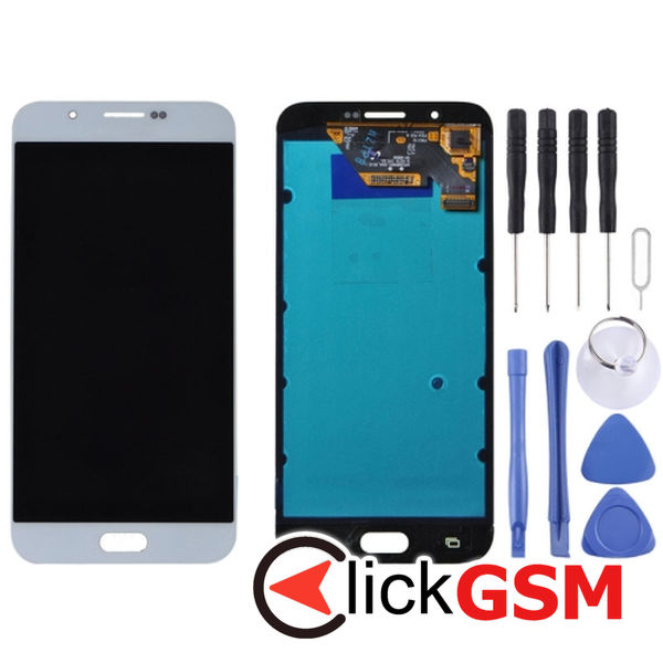 Piesa Piesa Display Cu Touchscreen White Samsung Galaxy A8 4eoy