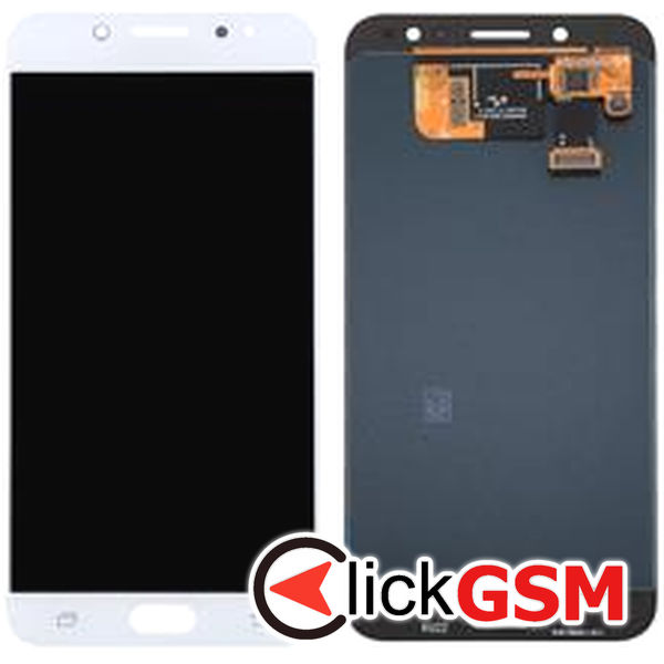 Piesa Display Cu Touchscreen White Samsung Galaxy C7 53d5