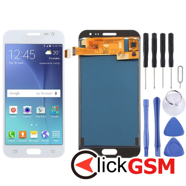 Piesa Piesa Display Cu Touchscreen White Samsung Galaxy J2 4f0t