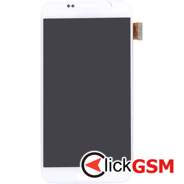 Piesa Display Cu Touchscreen White Samsung Galaxy S6 4el1