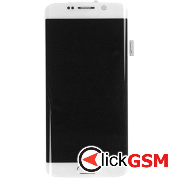 Piesa Display Cu Touchscreen White Samsung Galaxy S6 Edge 4el3