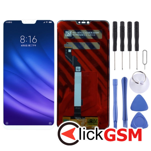 Piesa Display Cu Touchscreen White Xiaomi Mi 8 Lite 4p2n