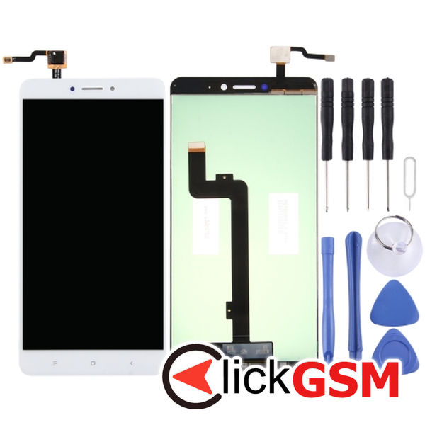 Piesa Display Cu Touchscreen White Xiaomi Mi Max 2 25lq