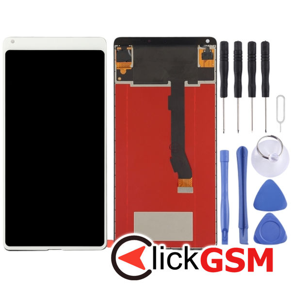 Piesa Piesa Display Cu Touchscreen White Xiaomi Mi Mix 2 301j