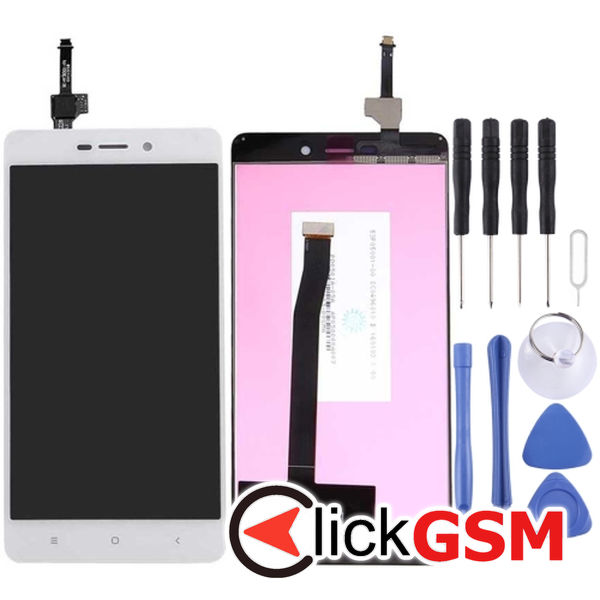 Piesa Display Cu Touchscreen White Xiaomi Redmi 3 2630