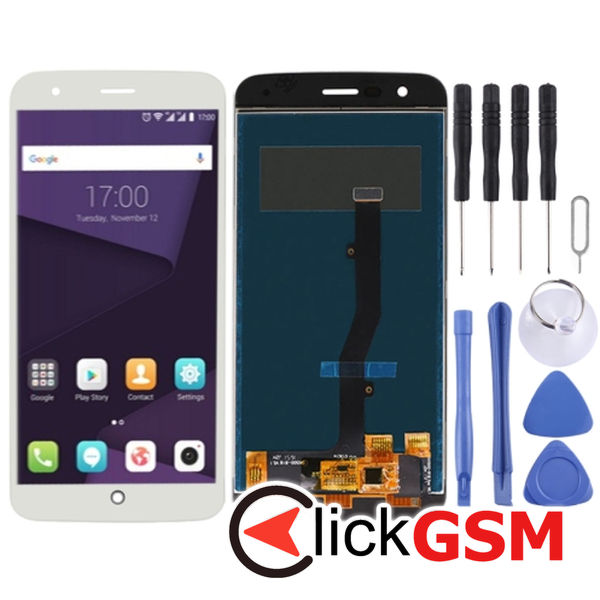 Piesa Piesa Display Cu Touchscreen White Zte Blade V8 Lite 1yau