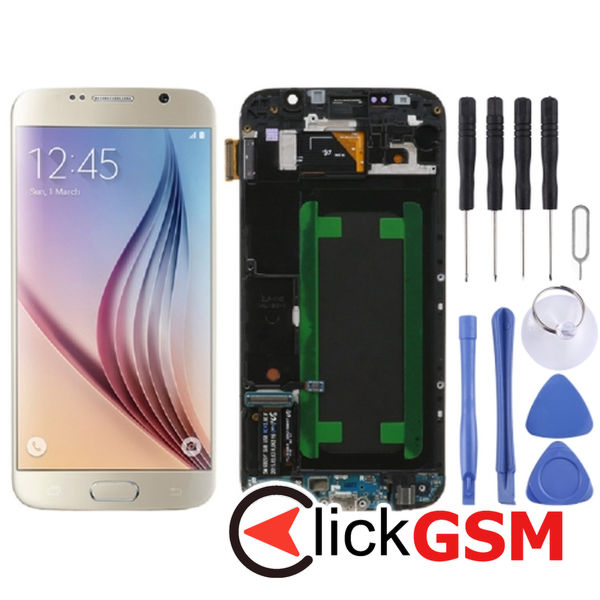 Piesa Display Gold Samsung Galaxy S6 4eil