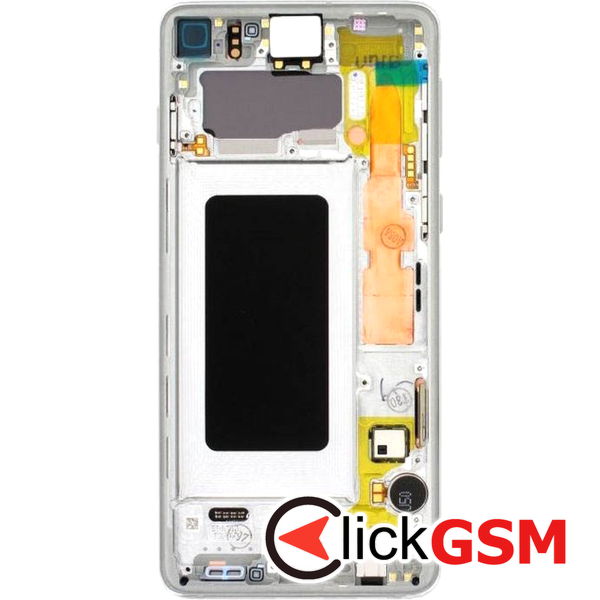 Piesa Display Original Alb Samsung Galaxy S10 452t