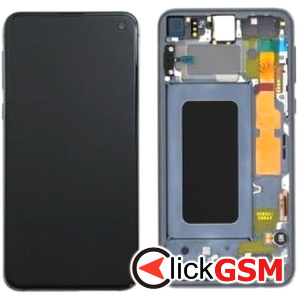 Piesa Display Original Alb Samsung Galaxy S10 Al0