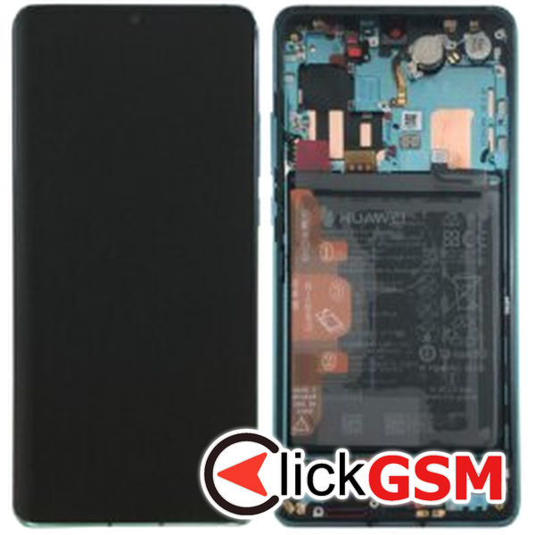 Piesa Piesa Display Original Cu Touchscreen Albastru Huawei P30 Pro R2k