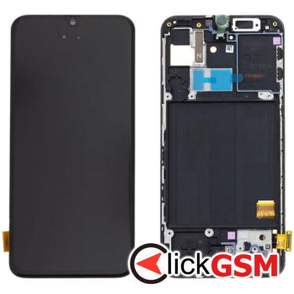 Piesa Display Original Cu Touchscreen Negru Samsung Galaxy A40 2dky