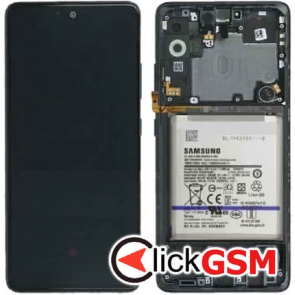 Display Original cu TouchScreen, Rama, Baterie Negru Samsung Galaxy A51 5G 33qj