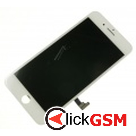 Display Original cu Touchscreen, Rama Alb Apple iPhone 8 Plus 8nv
