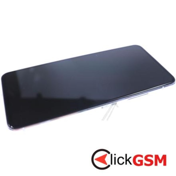 Display Original cu TouchScreen, Rama Argintiu Asus ZenFone 7 1jm7