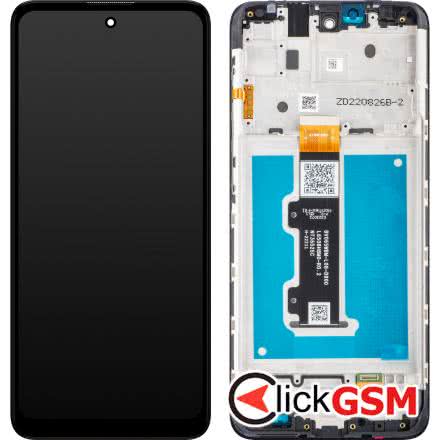 Display Original cu TouchScreen, Rama Negru Motorola Moto E30 1w9s