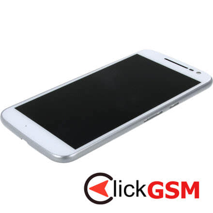 Display Original cu TouchScreen, Rama Alb Motorola Moto G4 1b8y