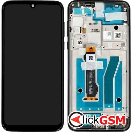 Display Original cu TouchScreen, Rama Albastru Motorola Moto G8 Plus 1iil