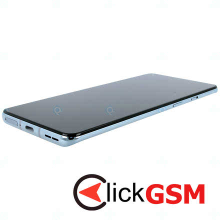 Display Original cu TouchScreen, Rama Argintiu OnePlus 8T 7yl