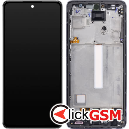 Display - Touchscreen Samsung Galaxy A52s 5G, Cu Rama, Negru GH82-26861A 