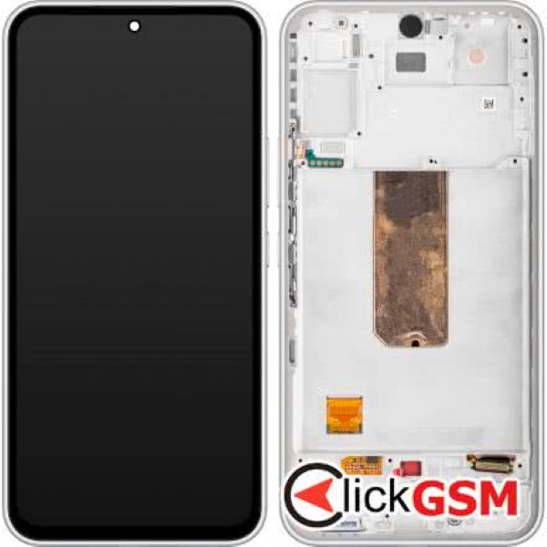 Display Original cu TouchScreen, Rama Alb Samsung Galaxy A54 5G 2xiv