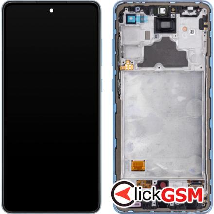 Display Original cu TouchScreen, Rama Albastru Samsung Galaxy A72 tfn