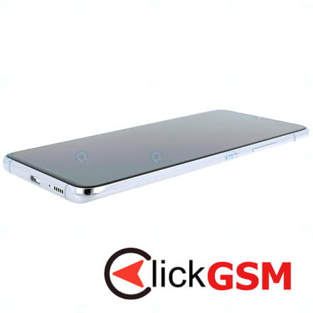 Display Original cu TouchScreen, Rama Alb Samsung Galaxy A90 5G nig