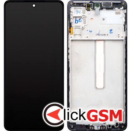 Display Original cu TouchScreen, Rama Negru Samsung Galaxy M52 5G 12pg