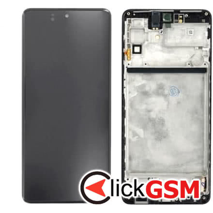 Display Original cu TouchScreen, Rama Negru Samsung Galaxy M52 5G 2dlv