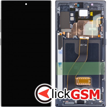 Display - Touchscreen Samsung Galaxy Note 10 Plus N975 / Note 10 Plus 5G N976, Cu Rama, Negru (Aura Black) GH82-20838A