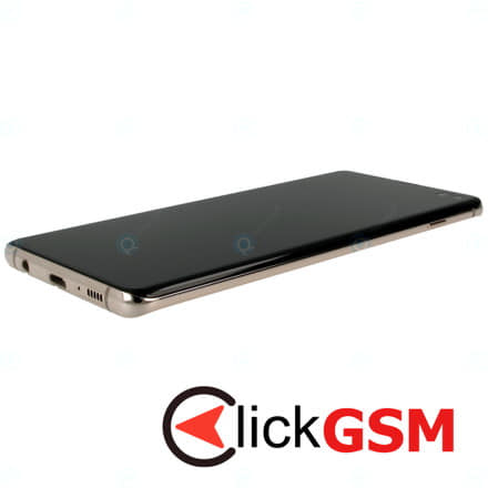 Display Original cu TouchScreen, Rama Alb Samsung Galaxy S10+ 10ts