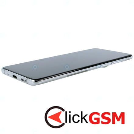 Display Original cu TouchScreen, Rama Alb Samsung Galaxy S20+ 5G nx8