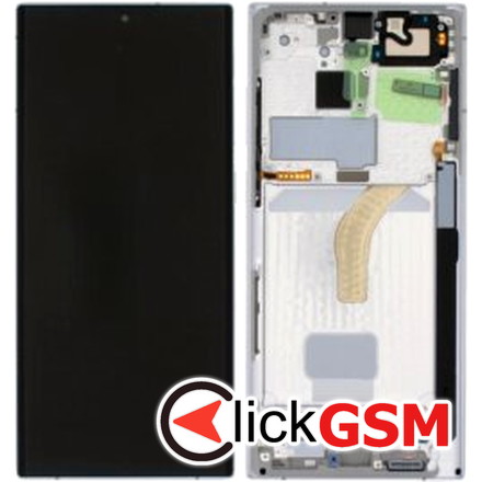 Ecran Samsung S908 Galaxy S22 Ultra 5G White (Alb) Service Pack