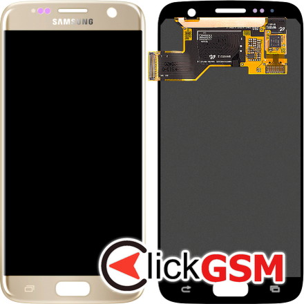 Display - Touchscreen Samsung Galaxy S7 G930, Auriu GH97-18523C