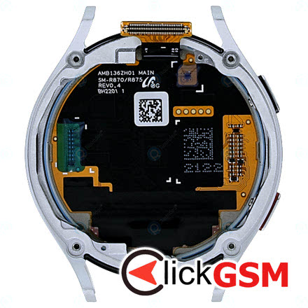 Display Original cu TouchScreen, Rama Argintiu Samsung Galaxy Watch 4 44mm 1jgr