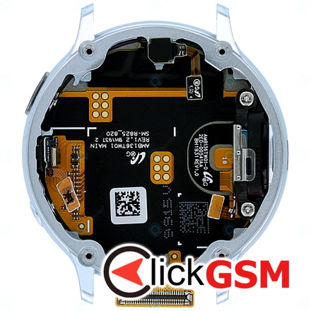 Display Original cu TouchScreen, Rama Argintiu Samsung Galaxy Watch Active 2 44mm w67