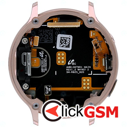 Display Original cu TouchScreen, Rama Auriu Samsung Galaxy Watch Active 2 44mm 2735
