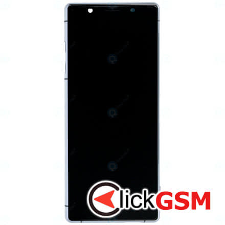 Display Original cu TouchScreen, Rama Gri Sony Xperia 5 q7k