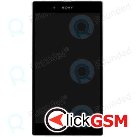 Display Original cu TouchScreen, Rama Alb Sony Xperia Z Ultra snl