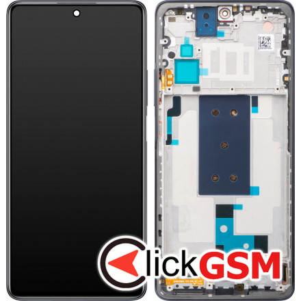 Display - Touchscreen Xiaomi 11T / Xiaomi 11T Pro, Cu Rama, Gri 5600030K3S00 