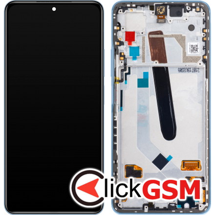 Display Original cu TouchScreen, Rama Albastru Xiaomi POCO F3 187m