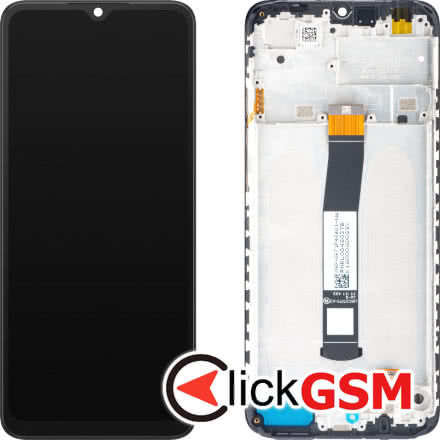 Display Original cu TouchScreen, Rama Gri Xiaomi Redmi 10C 1t2m