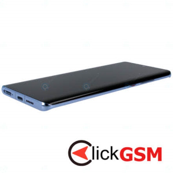 Piesa Display Original Cu Touchscreen Rama Si Baterie Albastru Deschis Huawei P30 Pro 1mmr