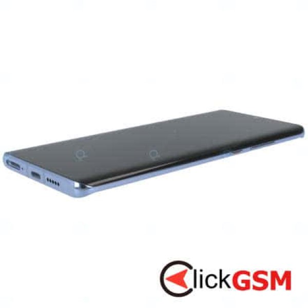 Piesa Display Original Cu Touchscreen Rama Si Baterie Albastru Deschis Huawei P30 Pro 337o