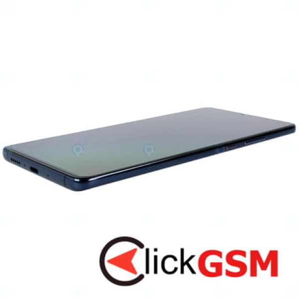 Piesa Display Original Cu Touchscreen Rama Si Baterie Albastru Huawei Mate 20 X T74