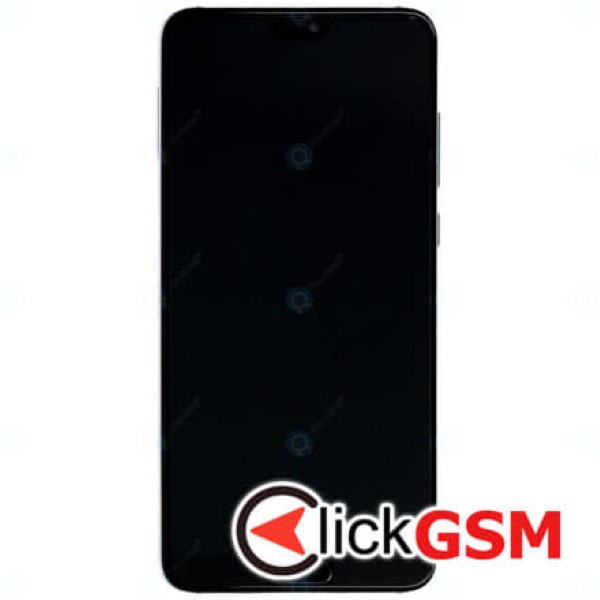 Piesa Display Original Cu Touchscreen Rama Si Baterie Albastru Huawei P20 Pro 1b1w