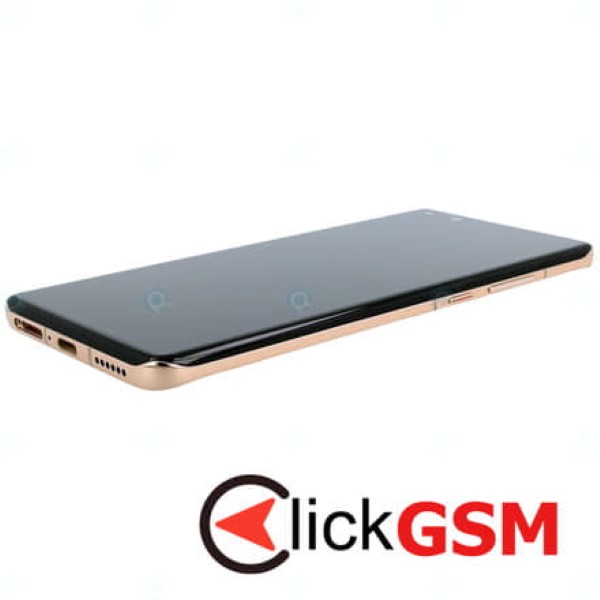 Piesa Display Original Cu Touchscreen Rama Si Baterie Auriu Huawei P40 Pro Wzo