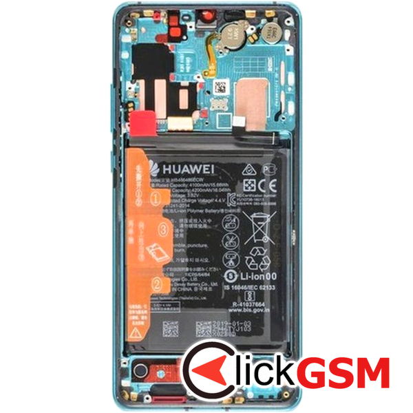 Piesa Display Original Cu Touchscreen Rama Si Baterie Aurora Huawei P30 Pro 41cb