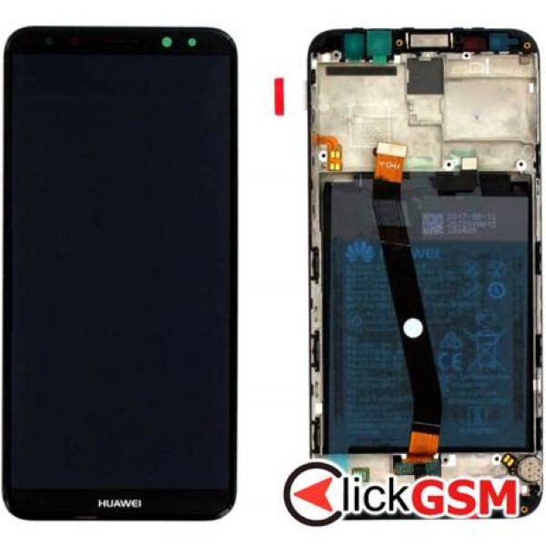 Piesa Piesa Display Original Cu Touchscreen Rama Si Baterie Huawei Mate 10 Lite Ej